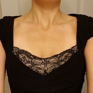 Adrianna Papell Black Cocktail Dress